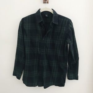 Plaid button down